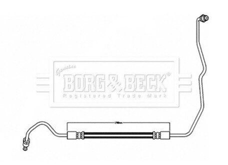 Тормозной шланг borg & beck BBH8597 на Рено Megane