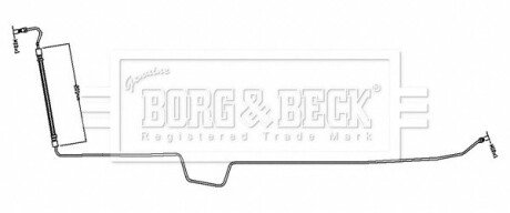 Гальмівний шланг borg & beck BBH8797 на Рено Меган 2