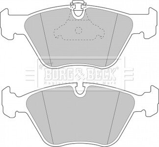 Тормозні (гальмівні) колодки borg & beck BBP1590