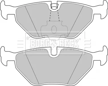 Тормозные колодки BORG & BECK BBP1591