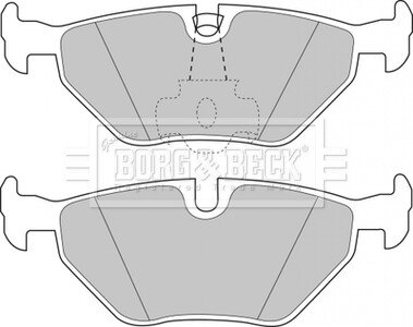 Тормозные колодки borg & beck BBP1591