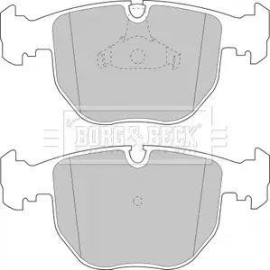 Тормозні (гальмівні) колодки BORG & BECK BBP1595