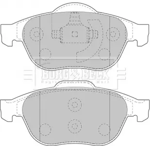 Тормозные колодки BORG & BECK BBP1731