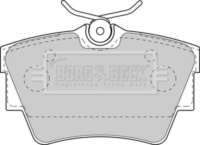 Тормозные колодки borg & beck BBP1813