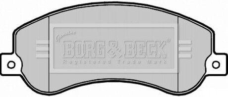 Тормозні (гальмівні) колодки borg & beck BBP2281