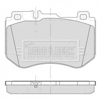 Тормозні (гальмівні) колодки borg & beck BBP2501