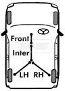 Трос ручного гальма RH REAR borg & beck BKB3046