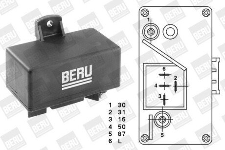 Реле (блок) свечей накала borgWarner GR066