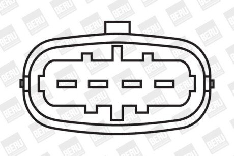 Катушка (модуль) зажигания borgWarner ZSE055