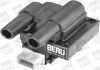 BERU Котушка запалювання RENAULT Kangoo 1,4, Clio II 1,4/1,6, Megane 1,6, Scenic 1,6 borgWarner ZS243