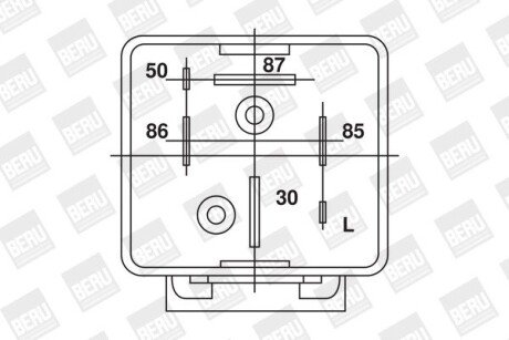 Реле (блок) свічок розжарювання borgWarner GR064