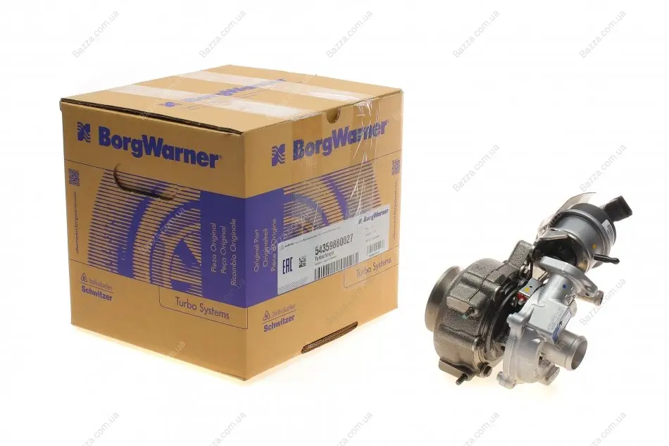 Радіатор інтеркулера BORGWARNER 54359880027 (фото 1)