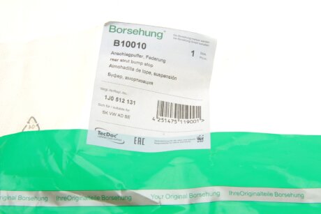 Отбойник заднего амортизатора borsehung B10010
