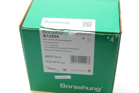 Пружина передня borsehung B12559