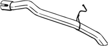 Деталі вихлопної системи bosal 840001