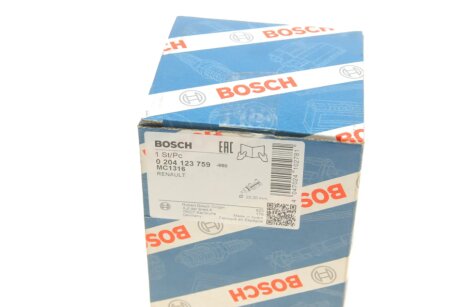 Головний гальмівний циліндр bosch 0204123759