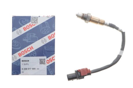 FORD Кисневий датчик (лямбда зонд) C-MAX II 1.0 12-, FOCUS IV 1.0 18- bosch 0258017585