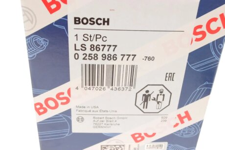 Лямбда зонд bosch 0258986777