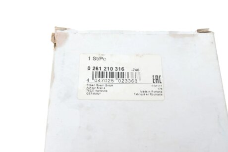 Датчик обертів колінвалу bosch 0261210316