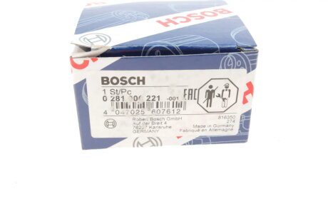Датчик тиску вихлопних газів bosch 0281006221