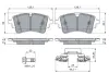 Гальмівні колодки, дискові bosch 0986460174
