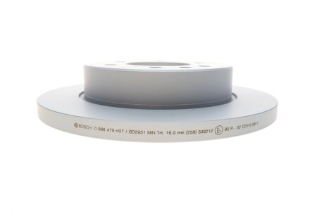 ГАЛЬМІВНИЙ ДИСК bosch 0986479H07