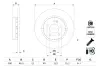 Задний тормозной диск bosch 0986479H49