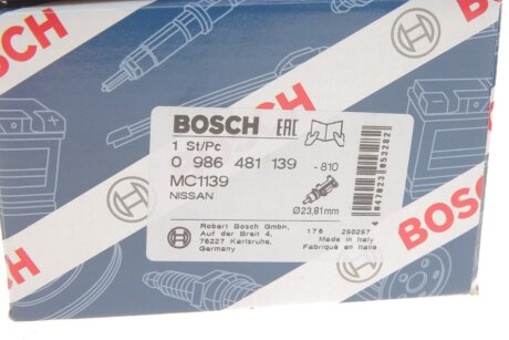 ГОЛОВНИЙ ГАЛЬМІВНИЙ ЦИЛІНДР bosch 0986481139