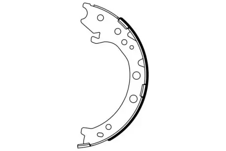 Колодки ручного (стоячого) тормоза bosch 0986487967
