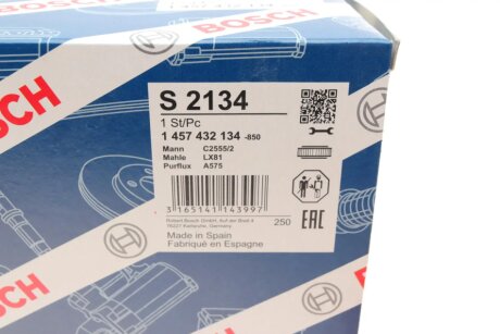 Повітряний фільтр bosch 1457432134