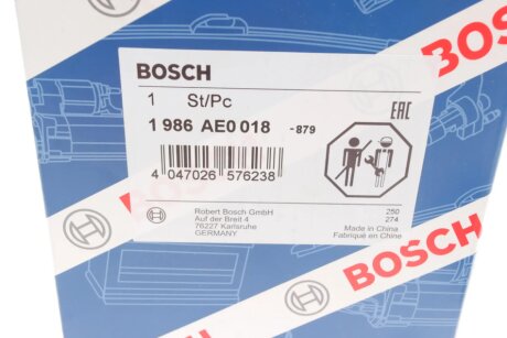 Реле-регулятор напруги генератора bosch 1986AE0018