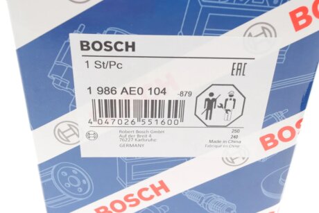 Реле-регулятор напряжения генератора bosch 1986AE0104