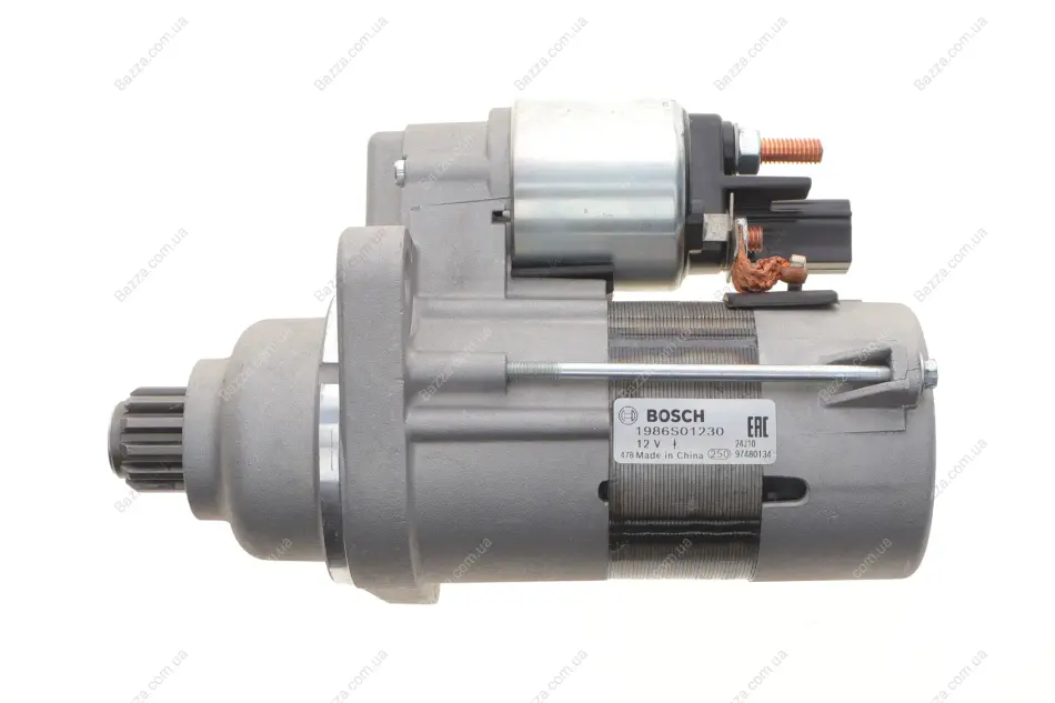 BOSCH VW Стартер GOLF VI 1.6 09-, JETTA IV 1.6 TDI 10-, POLO V 1.6 TDI 09-, TOURAN 1.6 TDI 10-, AUDI, SEAT bosch 1986S01230
