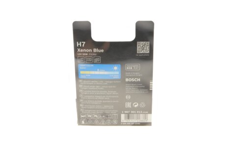 Автолампа (12V 55W H7 Xenon Blue блистер) bosch 1987301013