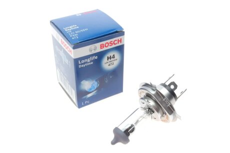 Автолампа (12V 60/55W H4 LONGLIFE DAYTIME картон) bosch 1987302048 на Фольксваген Кадди 2