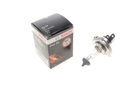 Автолампа (12V 60/55W H4 Plus 60 картон) bosch 1987302049