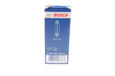 Лампа T10,5x43 12V 5W SV8.5 Pure Light bosch 1987302225