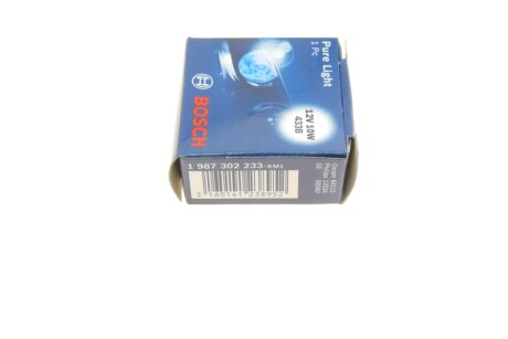 Автолампа (12V 10W PURE LIGHT) bosch 1987302233