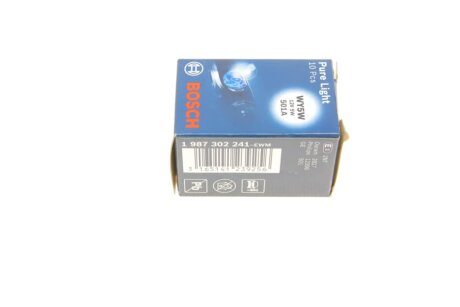 Автолампа (12V 5W WY5W PURE LIGHT) bosch 1987302241