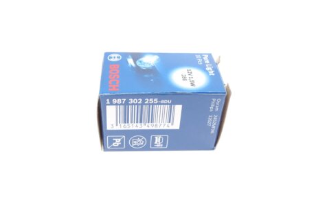Лампа 12V 1,5W BX8,4d Pure Light bosch 1987302255