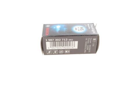 Лампа галогеновая Trucklight Maxlife, H1, 24V/70W, P14,5s bosch 1987302712