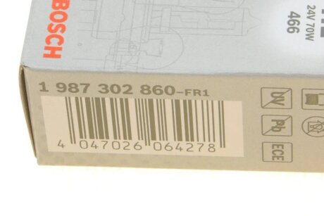АВТОМОБІЛЬНА ЛАМПА РОЗЖАРЮВАННЯ bosch 1987302860