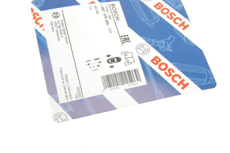 Монтажний к-кт гальмівних колодок bosch 1987475204