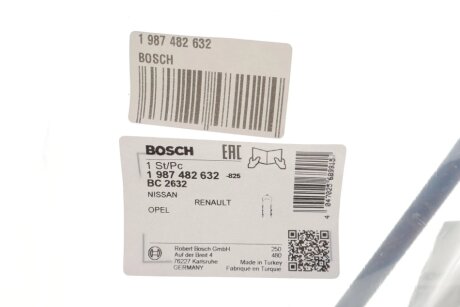 RENAULT Трос ручного тормоза передн. Trafic 01- bosch 1987482632