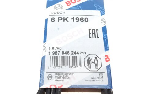 Ремінь поліклиновий bosch 1987946244