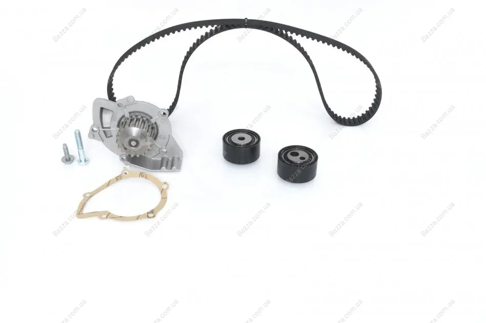 BOSCH CITROEN К-кт. грм. (ремінь + 2шт ролики + помпа + кріплення) JUMPER 02-, PEUGEOT BOXER 2.2 HDi bosch 1987946411