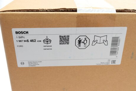 Комплект ГРМ, пас+ролик+помпа bosch 1987946462