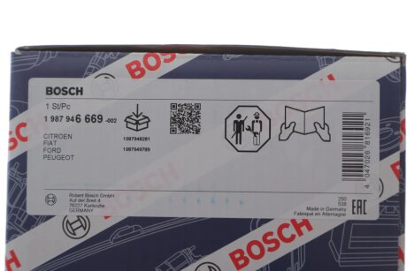 КОМПЛЕКТ РЕМЕНІВ ГРМ З ПОМПОЮ bosch 1987946669