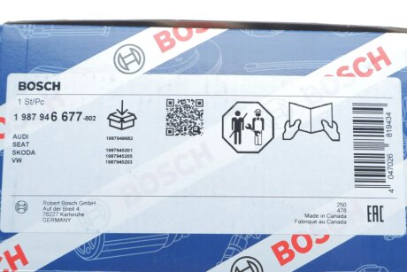 КОМПЛЕКТ РЕМЕНІВ ГРМ З РОЛИКОМ bosch 1987946677