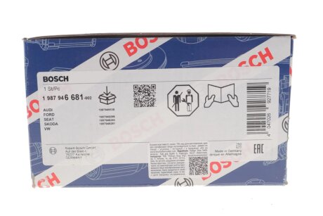 КОМПЛЕКТ РЕМЕНІВ ГРМ З РОЛИКОМ bosch 1987946681